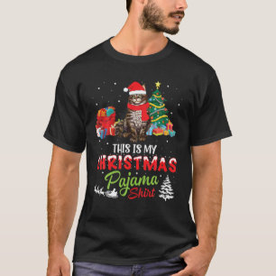 Maine Coon Noel Costume Cadeaus Dit is mijn Christ T-shirt