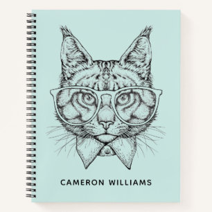 Maine Coon Portrait Jouw namen toevoegen Notitieboek