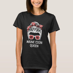 MAINE COON QUEEN Maine Coon Kattenbezitter Maine C T-shirt