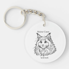 Maine Coon Sleutelhanger