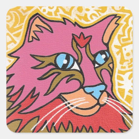 Maine Coon Sticker (Voorkant)
