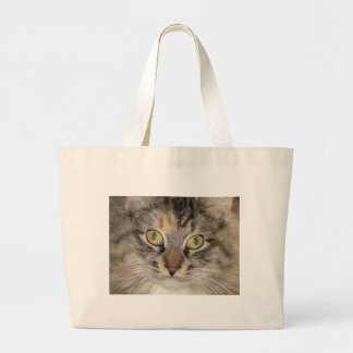 Maine Coon Tabby Cat Grote Tote Bag