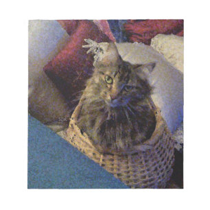 Maine Coon Tabby Cat Notitieblok