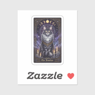Maine Coon Tarot - De bekende Halloween Sticker