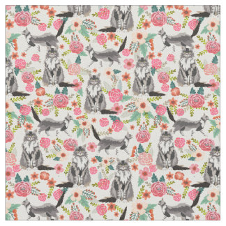 maine coon vintage floraroom stof