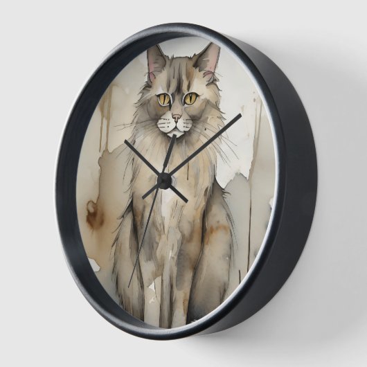 Maine Coon Waterverf (Hoek)