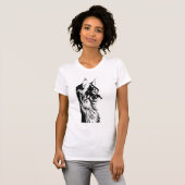 Maine Coon Women's Slim Fit White B+C Tee T-shirt (Voorkant volledig)