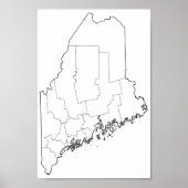 Maine County's Blank overzicht (Voorkant)