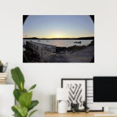 Maine Dock Sunset Poster (Thuiskantoor)