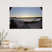 Maine Dock Sunset Poster (Keuken)