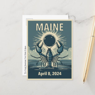 Maine Eclipse Briefkaart