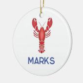 Maine Event Lobsterfest New England Trouwgunst Keramisch Ornament (Links)