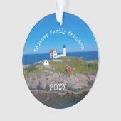 Maine Famille Côtière Réunion Photo Nubble Light (devant)