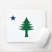 Maine Flag 1901 Muismat (Met muis)