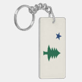 Maine Flag 1901 Sleutelhanger (Voorkant Links)