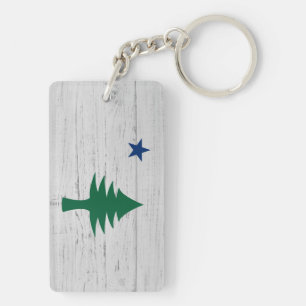 Maine Flag 1901 Sleutelhanger