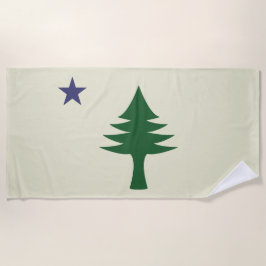 Maine Flag 1901 Strandlaken