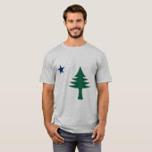 Maine Flag 1901 T-shirt (Voorkant volledig)