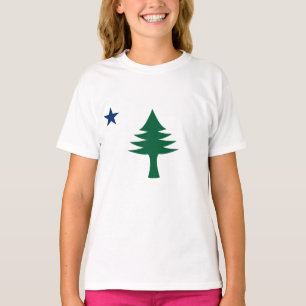 Maine Flag 1901 T-shirt
