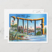 Maine Greetings uit de VS Briefkaart (Voorkant / Achterkant)