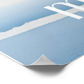 Maine Harbour New Jersey Waterverf Kunst Poster (Hoek)