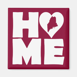 Maine Home Heart State Fridge Magnet Magneet