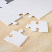 Maine Home State Shaped Letter Gray Word Art Legpuzzel (Zijkant)