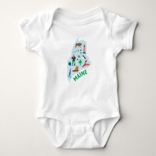 Maine Icons Romper (Voorkant)