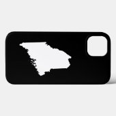 Maine in White en Black Case-Mate iPhone Case (Achterkant (horizontaal))