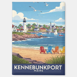 Maine Kennebunkport Travel Magneet