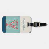 Maine kreeft dagelijks vers gevangen bagagelabel (Voorkant horizontaal)