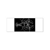 Maine kreeft rubberstempel (Gestempeld)
