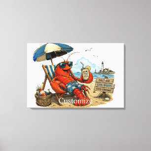 Maine Kreeft Zomerpret Thunder_Cove Canvas Afdruk