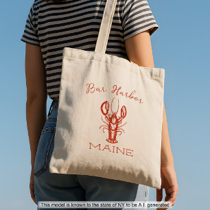 Maine Kreeftenvisser Esthetiek Tote Bag