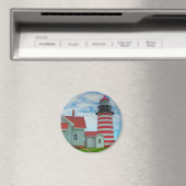 Maine Lighthouse 27 Magneet (Insitu (Vaatwasser))