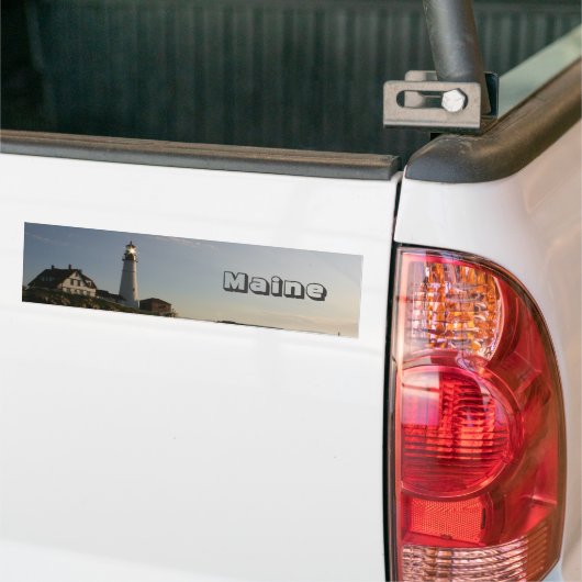 Maine Lighthouse Bumpersticker (Op Truck)