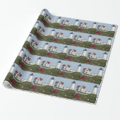 Maine Lighthouse Cadeaupapier (Uitgerold)