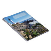 Maine Lighthouse Cover 80pg Spiral Journal (Côté Droit)