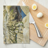 Maine Lighthouse Pemaquid Point Blue Theedoek (Quarter Fold)