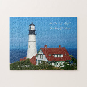 Maine Lighthouse Portland Headlight Date Visite Legpuzzel