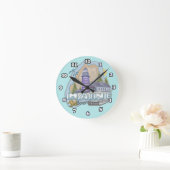 Maine Lighthouse Ronde Klok (Huis)