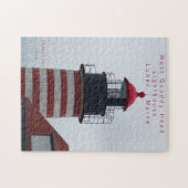 Maine Lighthouse West Quoddy Lubec Datum bezoek Legpuzzel (Horizontaal)