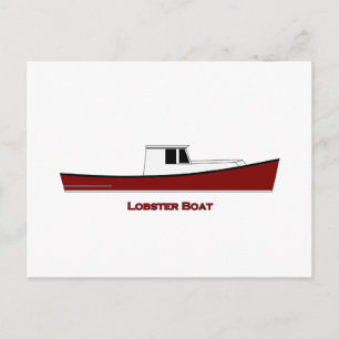 Maine Lobster Boat Briefkaart