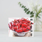 Maine Lobster Briefkaart (Staand voorkant)