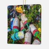 Maine Lobster Buoys Keramisch Ornament (Links)