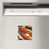 Maine Lobster Dinner Magnet Magneet (Insitu (Vaatwasser))
