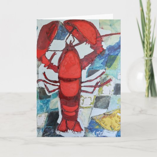 Maine Lobster Kaart (Voorkant)