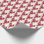 Maine Lobster Kerstmis Cadeaupapier (Hoek)