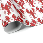 Maine Lobster Kerstmis Cadeaupapier (Rol Hoek)