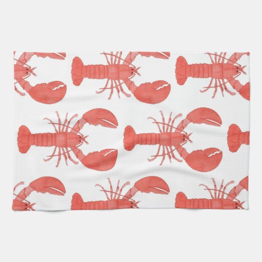 Maine lobster Kitchen tea Towels Theedoek (Horizontaal)
